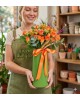 Amber Glow – Premium Turuncu Gül Aranjmanı