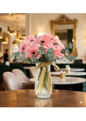 Blush Elegance – Premium Gerbera Aranjmanı